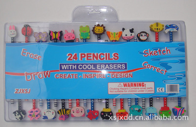 【【廠家直銷】供應(yīng)橡皮鉛筆吸卡套裝】?jī)r(jià)格,廠家,圖片,文具套裝,紹興縣新世紀(jì)文教用品-